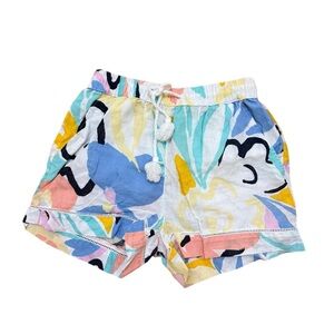 Rachel Zoe Multicolor Abstract Print Shorts